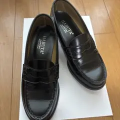 HARUTA 黒 レザー ローファー 24EE