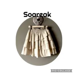 Soareak ミニスカート フレア 花柄　ソアリークのサムネイル