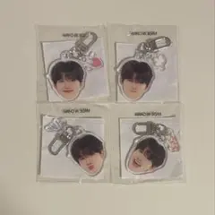 treasure ジュンギュ カプセルトイ 顔アクキー 喜怒哀楽 コンプ