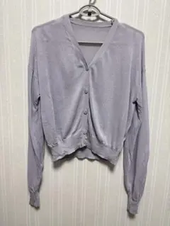 GRL シアーニットカーディガン