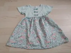 アリエル 総柄 半袖ワンピース