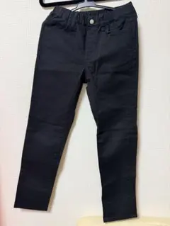 UNIQLO キッズ　ブラックスキニーパンツ L