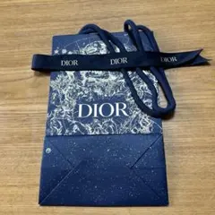 Dior 紙袋 星座デザイン ネイビー