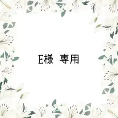 E様　専用