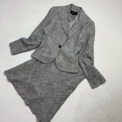 COMME CA ISM ツイードセットアップスーツ M 入園式