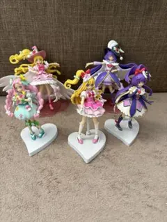 魔法つかいプリキュア キューティーフィギュア 5体セット 汚れあり