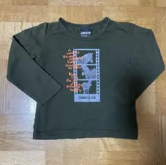 COMME CA ISM ゼブラプリント 長袖カットソー 90