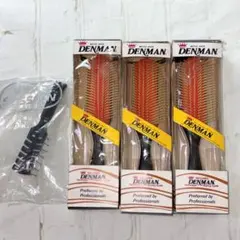 【希少・未使用】DENMAN × ヴィダルサスーン D4ブラシ 3本 ＋ おまけのサムネイル