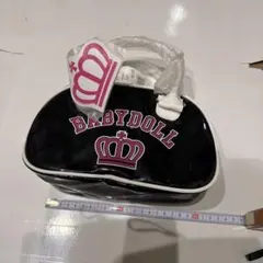 BABYDOLL 王冠プリント ハンドバッグ