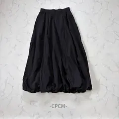 CPCM/バルーンスカート/F/ブラック/ナイロン/綺麗めカジュアル