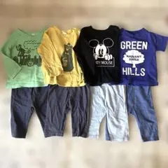 男の子8点セット　長袖半袖　保育園着　サイズ90 プティマイン　マーキーズ