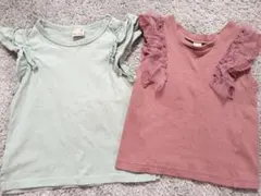 petit main フリルノースリーブ90cm 2枚セット