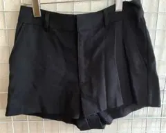 【美品】H&M 黒 ショートパンツ シンプル