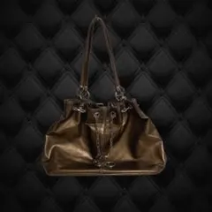 Y2K 平成ギャルarchive チェーン＆スタッズ 大きめ ショルダー バッグ