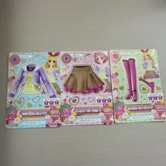 アイカツカード　キュート　３枚セット