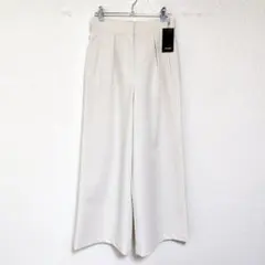 未使用 anuans サイドベルト ハイウエスト ワイド パンツ アニュアンス