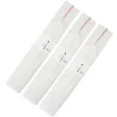 新品送料無料　腰紐白広幅3本セット　ポリエステルこしひも　モスリン　着付小物