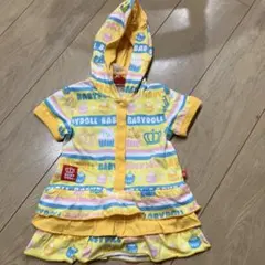 BABYDOLL フード付きロンパース 70