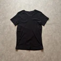 美品】PRADA Tシャツ Vネック 三角ロゴ ブラック 3XL 大きいサイズ 