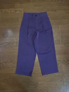 パープル スラックス 紫色 メンズ レディース 紫色