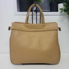 M*r様 ロンシャン ハンドバッグ トートバッグ レザー ベージュ