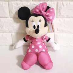 ディズニー　ミニー　ぬいぐるみチャーム　キーホルダー