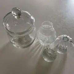ガラス色々　気泡ガラスのサムネイル