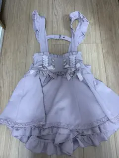 リズリサ LIZLISA レースアップサスペンダー付スカパン