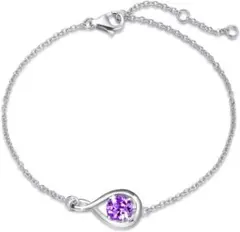 ブレスレット レディース 12ヵ月 誕生石 しずくモチーフ クリスマス