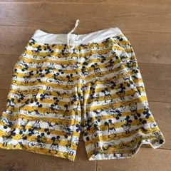ミッキーマウス プリント ショートパンツ LL