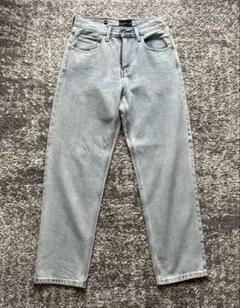 リーバイス シルバータブ ライトブルー デニム ワイド パンツ W28 L30