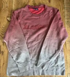 【匿名配送】XLARGE グラデーション トレーナー