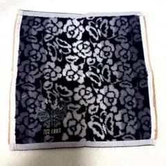 【新品未使用】ANNA SUI　花柄刺繍タオルハンカチ