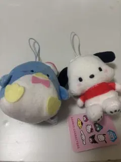 サンリオ　タキシードサム　ポチャッコ　ストラップ