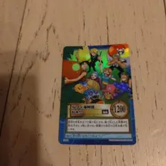 【希少】ワンピースカードダスハイパーバトル　ルフィ海賊団　収穫祭　S108