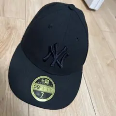 New Era 59FIFTY ブラック キャップ サイズ7