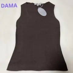 【新品】DAMA ノースリーブブラウントップス シルク100％ Mサイズのサムネイル