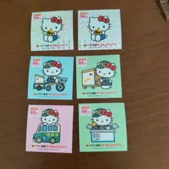 ハローキティ クロネコヤマト シール 6枚