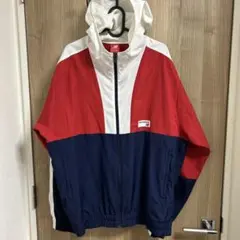 new balance ナイロンジャケット 2XL 赤/白/紺