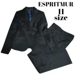 ESPRITMUR シャドーストライプパンツスーツ　背抜き　サイズ11