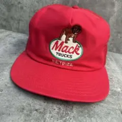 USA製 Mack Trucks マックトラック トラッカーキャップ レッド - メルカリ