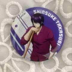 銀魂　銀八先生　高杉晋助　グリッター　缶バッジ　ドンキ　コラボ