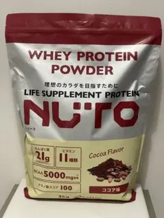 NUITO ホエイプロテインパウダー 3kg ココア味 - メルカリ