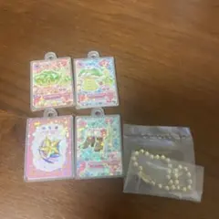 【アイカツ】びっくらたまご　ライムステージコーデ　キーホルダー　北大路さくら