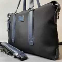 日本限定✨トゥミ　ビジネスバッグ　キャンバス　メンズ　A4可　ブラックのサムネイル