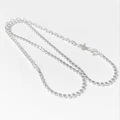 silver925 チェーンネックレス ドット角型　クロス　シルバーネックレスのサムネイル