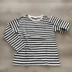 プティマイン、長袖、ボーダー、130