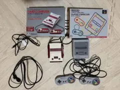 ニンテンドークラシックミニ　ファミリーコンピュータ　スーパーファミコン　2台