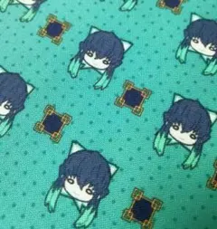 鬼滅⑩むいちろう  はぎれ ハギレ　鬼滅の刃キャラクター生地