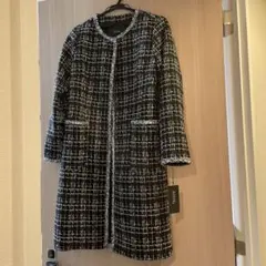 ツイードロングジャケット 40 値下げ中！